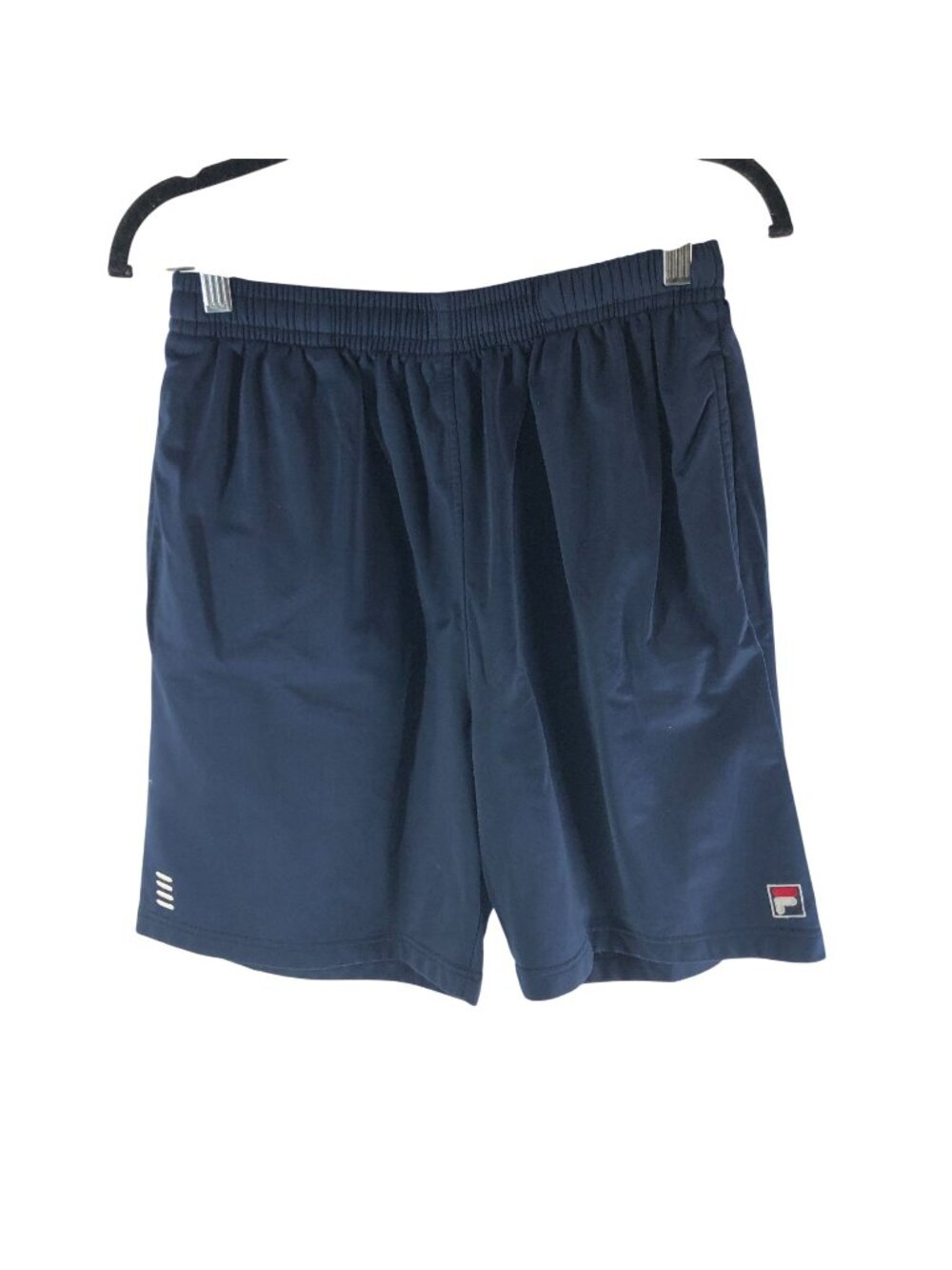 Fila Mens Athletic Shorts Pockets Drawstring Navy Blue M